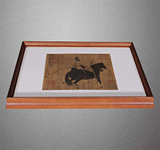 金昌市书画装裱配框服务案例